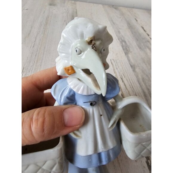 vintage Lobster Lady figurine bobble basket vintage unique‎ - Picture 6 of 9